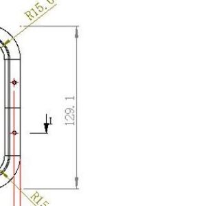 Billet 6 speed deep waterfall gearshift bezel.