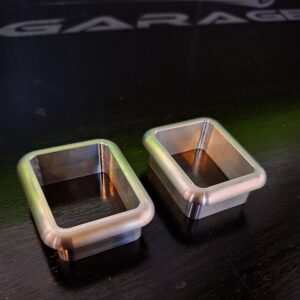Billet recessed power window switch bezels /pair left and right.